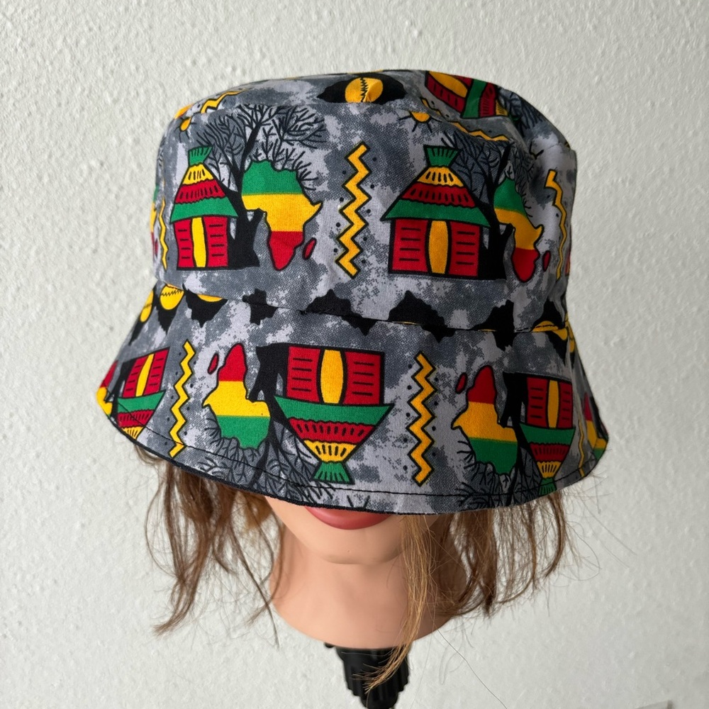 New African Ankara bucket Hat